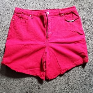 Red Amanda Shorts - 18